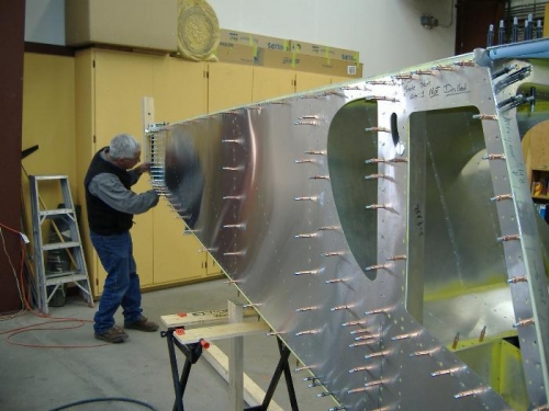 Skin firmly in position