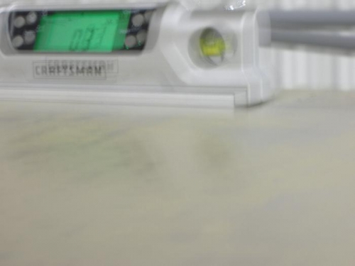 Level at rear of cockpit