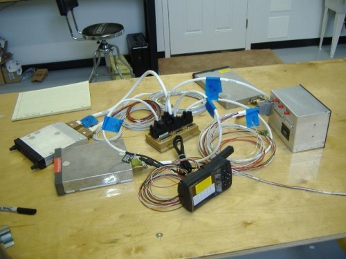 Kit provided avionics wiring