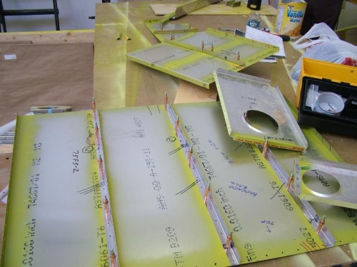 The treated parts from the baggage compartment