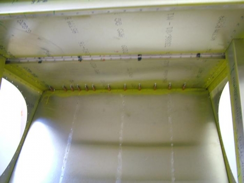 Top of baggage compartment