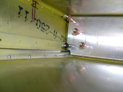 Gap between gusset and skin