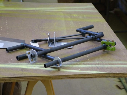 The rudder pedal assembly