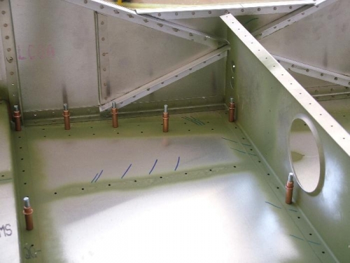 Detail in fwd fuselage