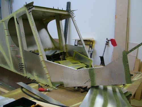 Prefitting cabin side