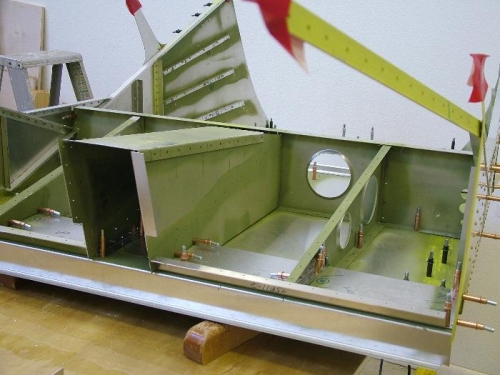 Completed fwd fuselage