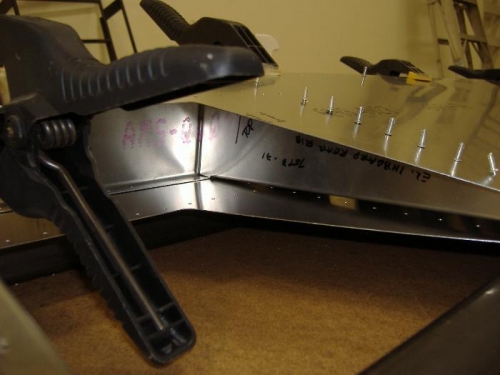 Detail near center of elevator