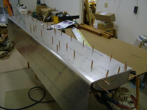 Skin on bottom of stabilizer