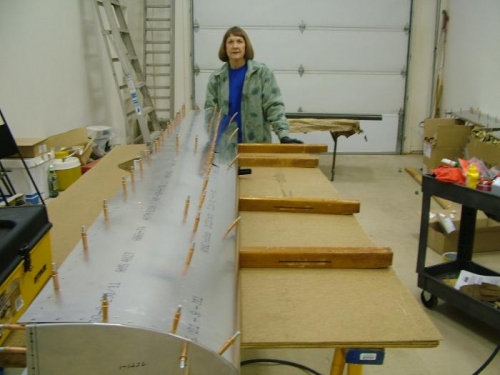 Carole and cleco'd stabilizer