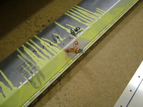 The actuator tab on the trim tab