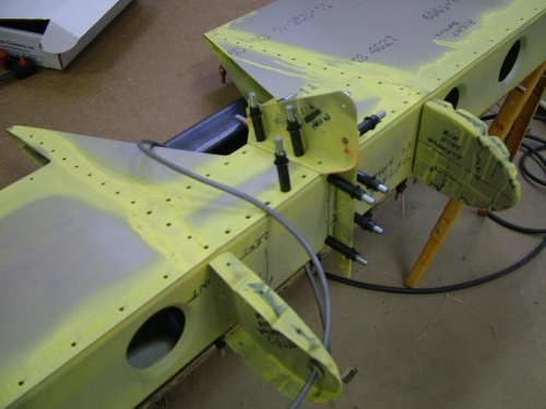 Showing zinc oxide and brackets