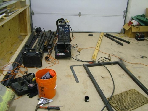 Boyd's welding project.