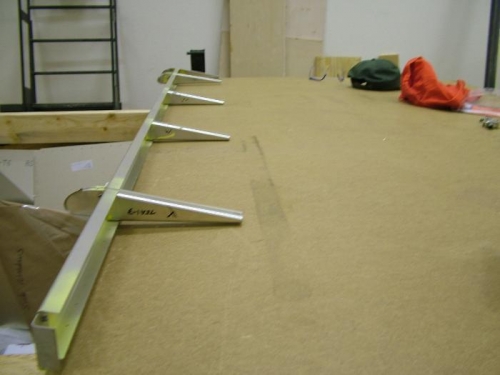 The right inboard flaperon skeleton