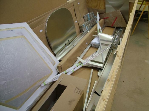 Wing, fuselage and finish parts