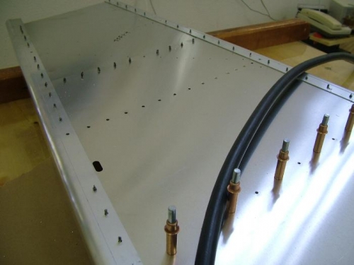 Near the tail section