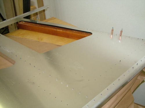 The forward end of the rear fuselage