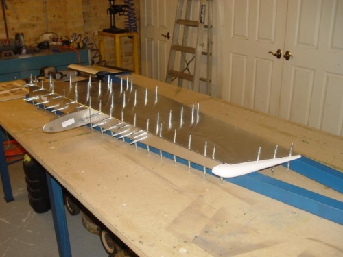 Rudder rear skin