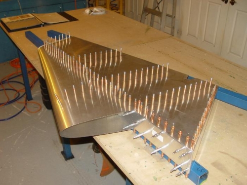 Rudder drilled final size