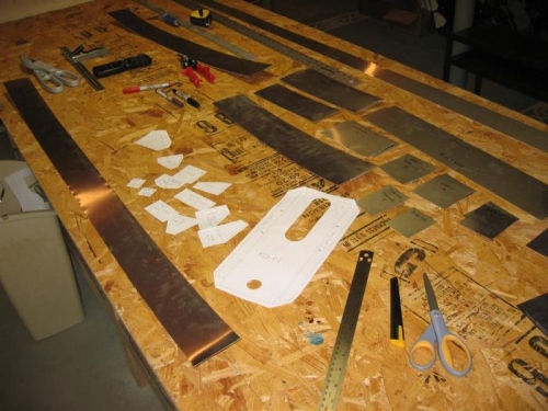 Channel parts up top; misc parts below