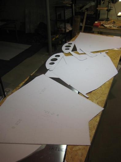 Skins and other parts worked on tonight