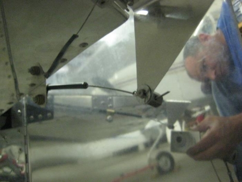 From the other side.