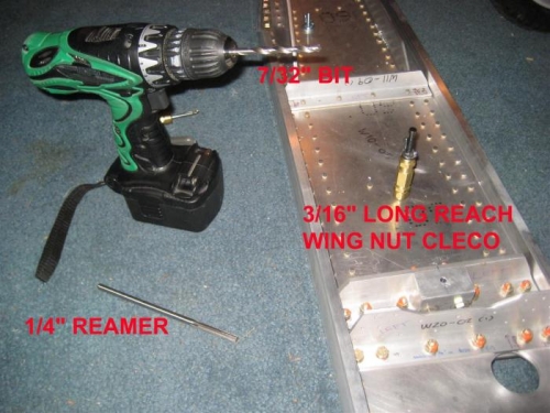 To get to the final hole size I used a 7/32