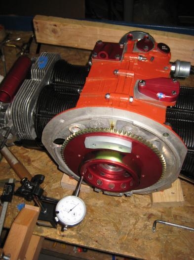 Stand + micrometer in place.