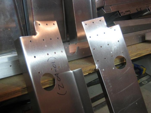 Tops of the Z-channel F27-01 L & R