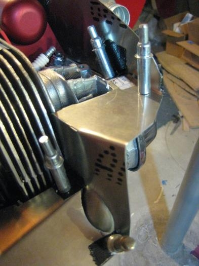 Drilled pilot holes in baffles and cleco'd