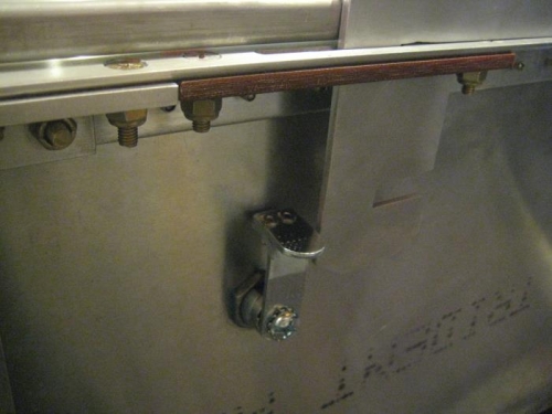 In the LOCKED position (the canopy latch will not go backward).