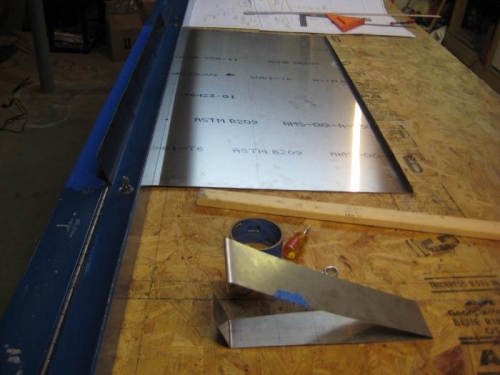 Second bend being made