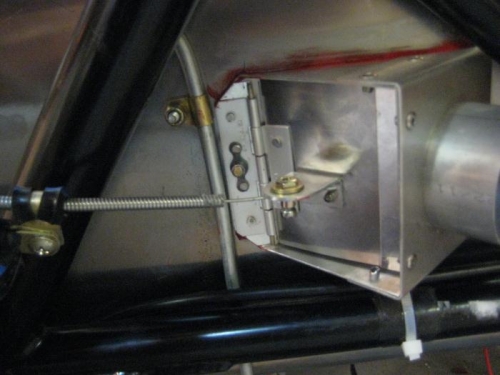 Cabin heat box in full OPEN position