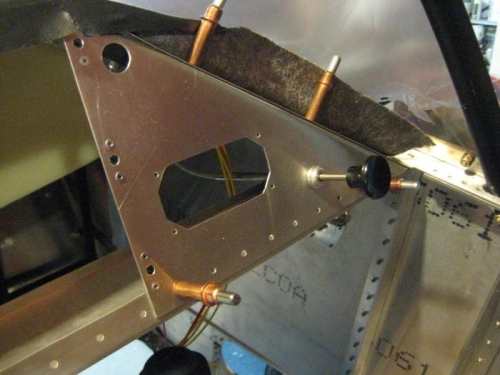 Cabin heat knob to OPEN position