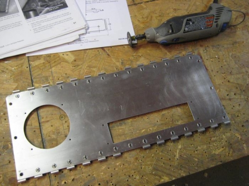 Center panel cutouts