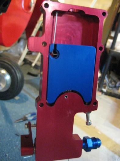 Slide with bent solid cable in place.