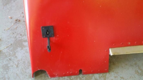 Charging port before screws installed.