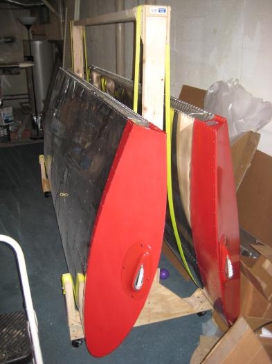 The wings in their new home