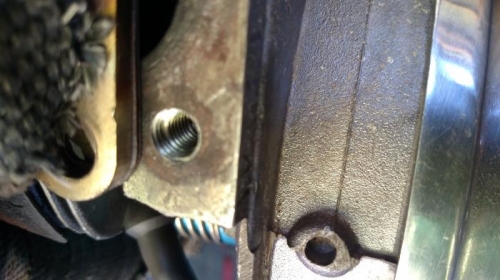 Installed and seated