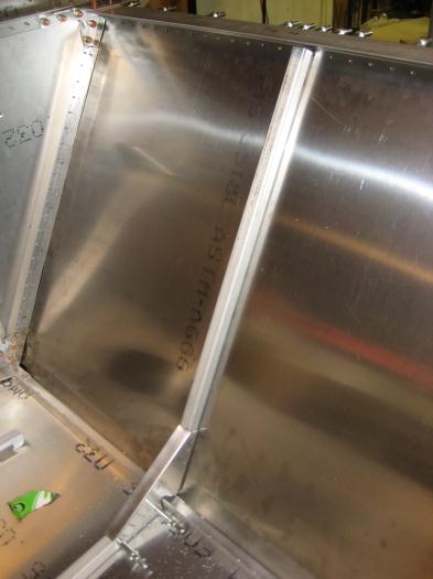 Lower firewall stiffener from the inside.