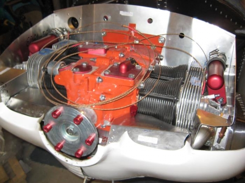 Forward baffles riveted; side & back baffles cleco'd