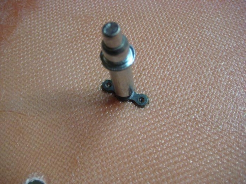 Rivnut cleco'd in place. I used a long drill bit to drill the two wings.