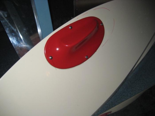 Screwed in place (10-32 x 3/4