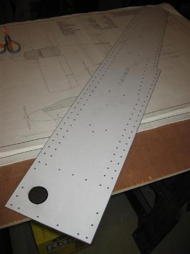 The second spar piece cut out.