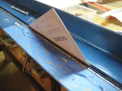 Bending the upper flanges to 66 deg