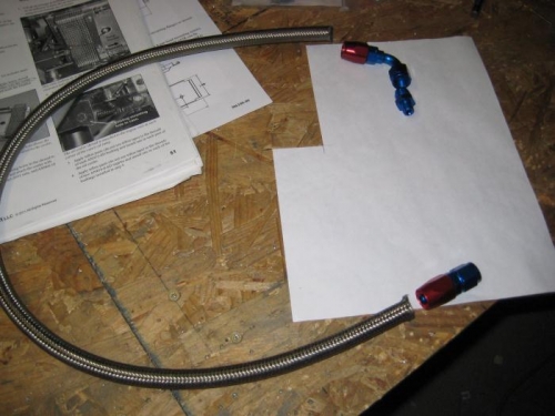 Parts for the final fuel hose.