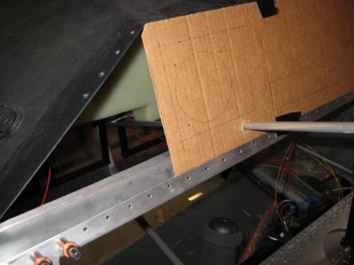 Testing a pushrod location for the fuel shutoff.