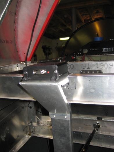 A view from above and behind, looking forward.