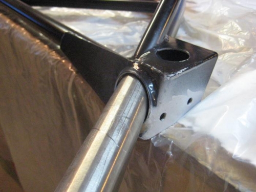 The gear leg now fits snugly inside.