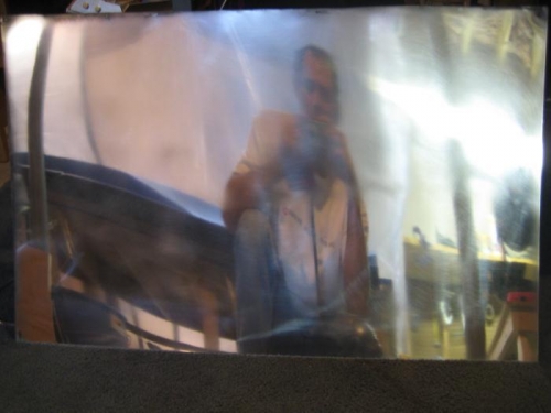 This shiny thing will become the rudder