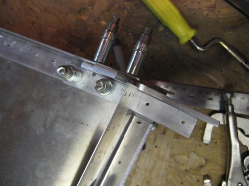 View from above the bottom brackets.